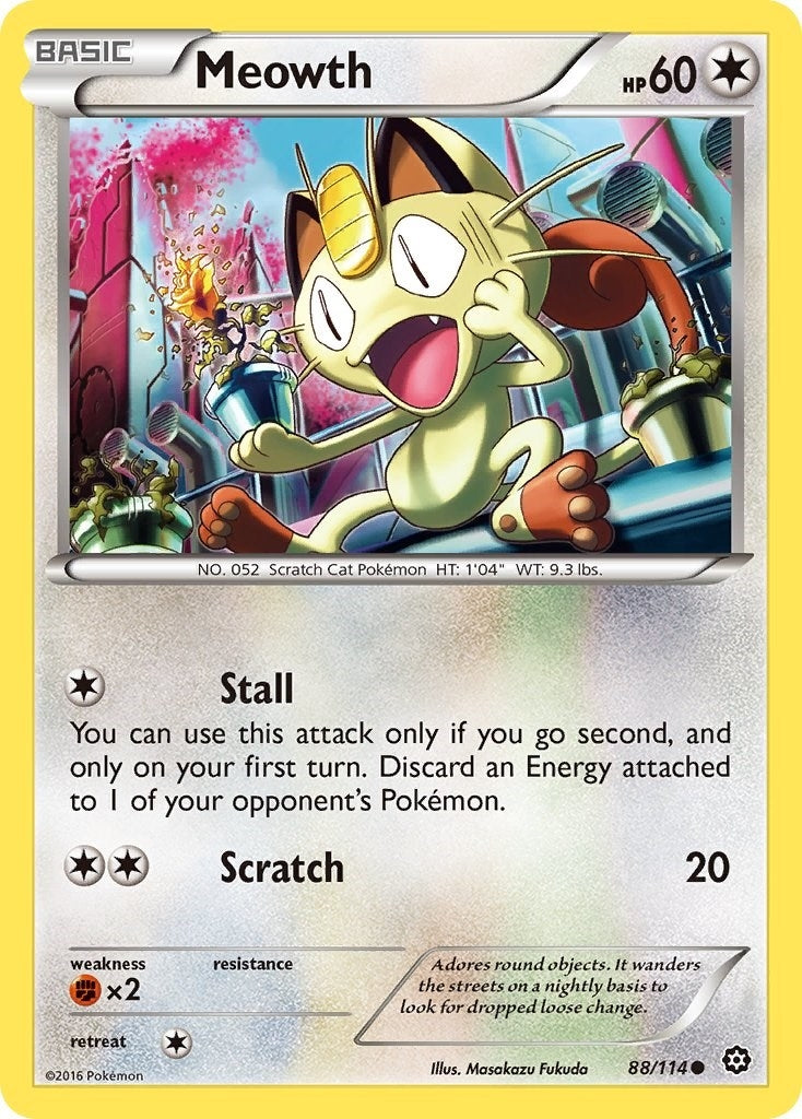 Meowth (88/114) (XY - Steam Siege)