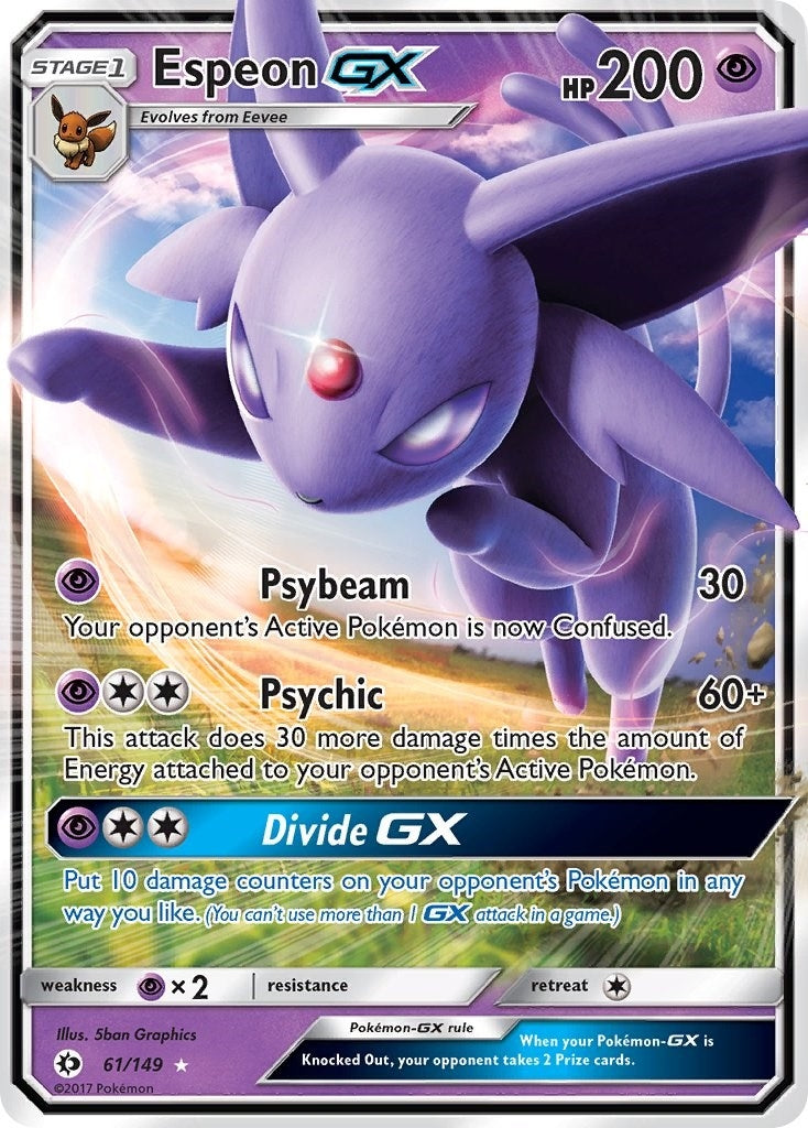 Image for Espeon GX (61/149) (SM Base Set) (SM01) - Pokemon