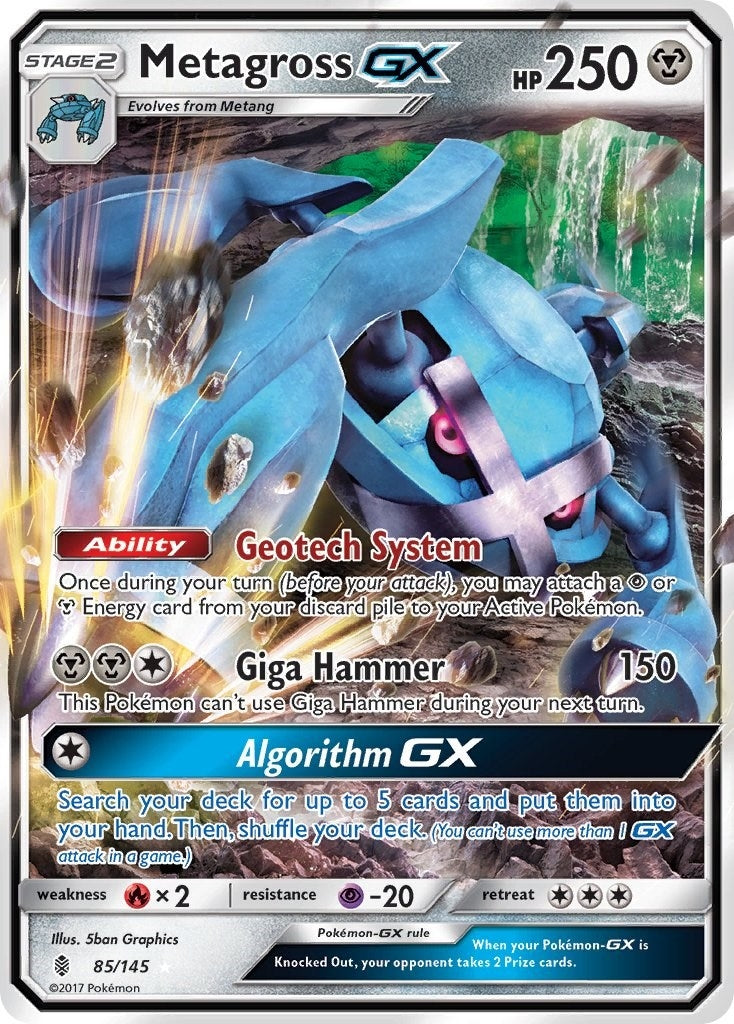 Image for Metagross GX (85/145) (SM - Guardians Rising) (SM02) - Pokemon