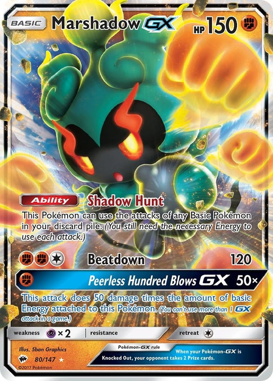 Marshadow GX (80/147) (SM - Burning Shadows)