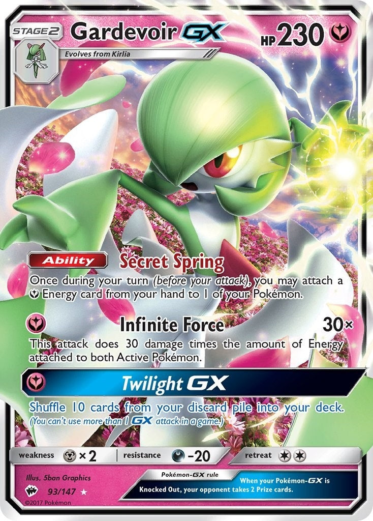 Image for Gardevoir GX (93/147) (SM - Burning Shadows) (SM03) - Pokemon