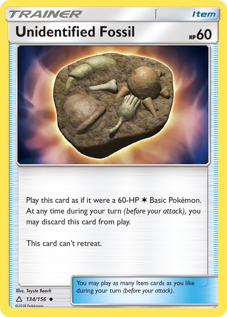 Image for Unidentified Fossil (134/156) (SM - Ultra Prism) (SM05) - Pokemon