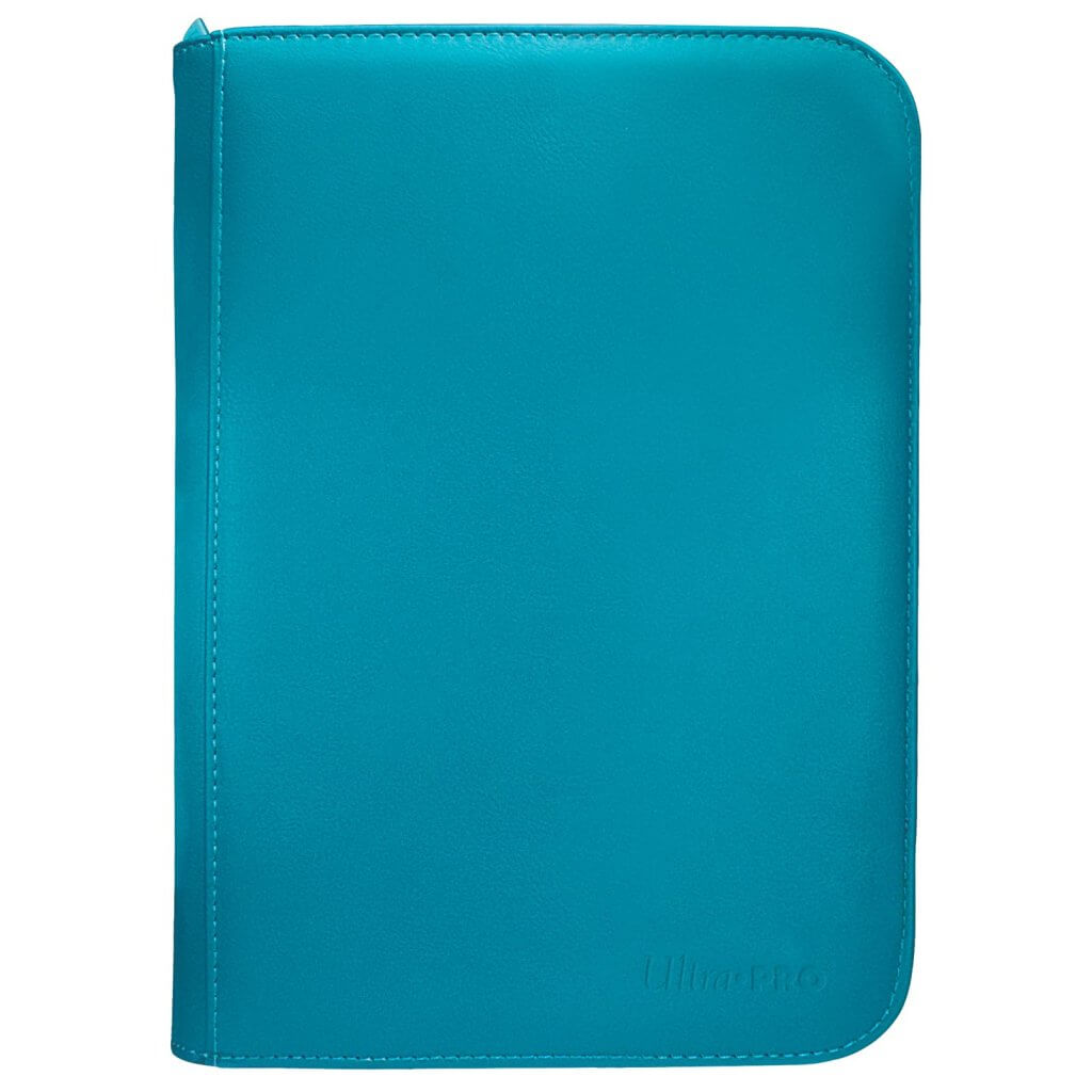 ULTRA PRO Binder - Vivid 4-Pocket Zippered Pro-Binder: Teal