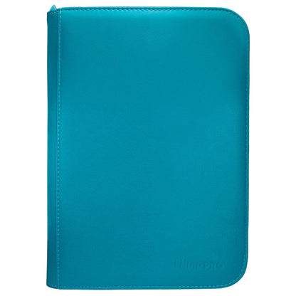 ULTRA PRO Binder - Vivid 4-Pocket Zippered Pro-Binder: Teal