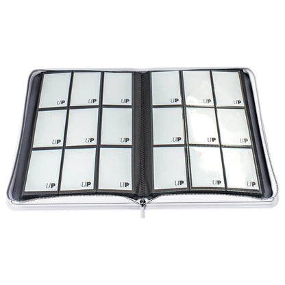 ULTRA PRO Binder - Vivid 9-Pocket Zippered PRO-Binder: White
