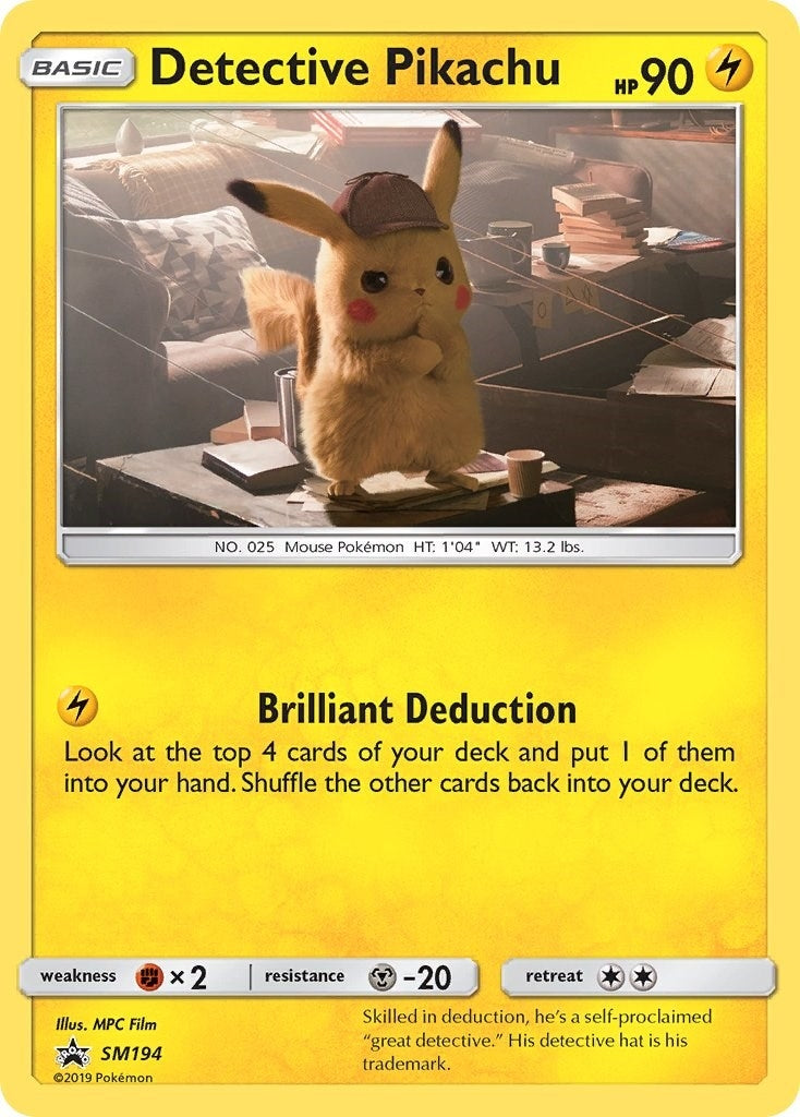 Detective Pikachu - SM194 (SM194) (SM Promos)