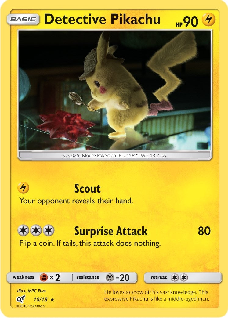 Image for Detective Pikachu (10/18) (Detective Pikachu) (DEP) - Pokemon