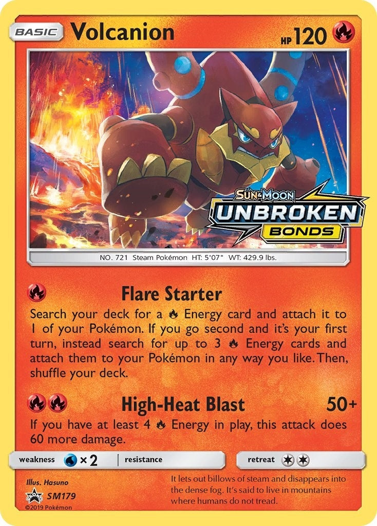 Volcanion - SM179 (Prerelease) (SM179) (SM Promos)