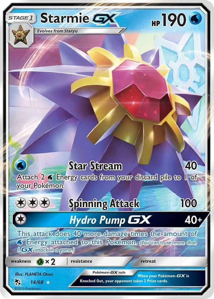 Image for Starmie GX (14/68) (Hidden Fates) (HIF) - Pokemon