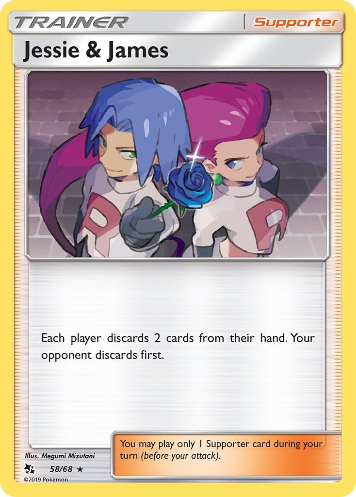 Image for Jessie & James (58/68) (Hidden Fates) (HIF) - Pokemon