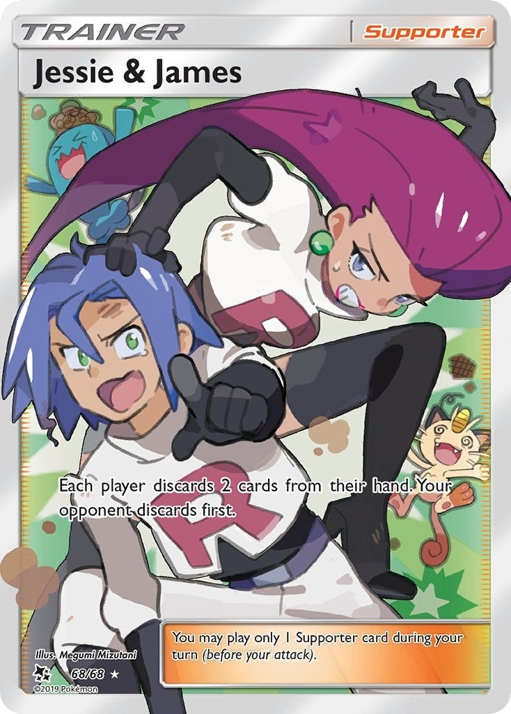 Image for Jessie & James (Full Art) (68/68) (Hidden Fates) (HIF) - Pokemon