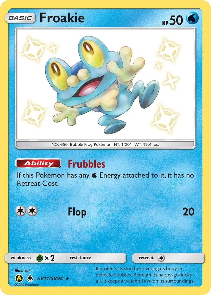 Image for Froakie (SV11/SV94) (Hidden Fates: Shiny Vault) (HIF:SV) - Pokemon