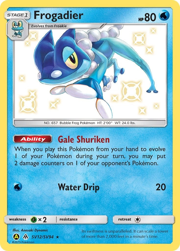 Image for Frogadier (SV12/SV94) (Hidden Fates: Shiny Vault) (HIF:SV) - Pokemon