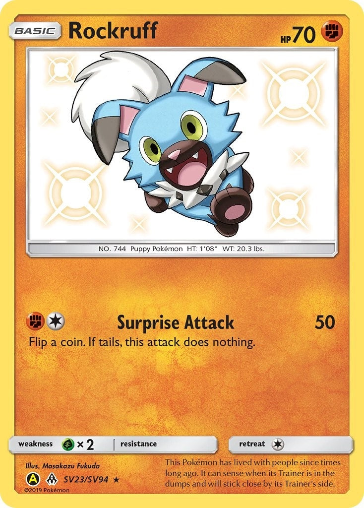 Image for Rockruff (SV23/SV94) (Hidden Fates: Shiny Vault) (HIF:SV) - Pokemon