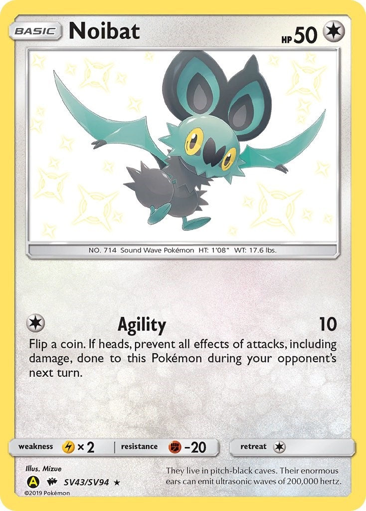 Image for Noibat (SV43/SV94) (Hidden Fates: Shiny Vault) (HIF:SV) - Pokemon