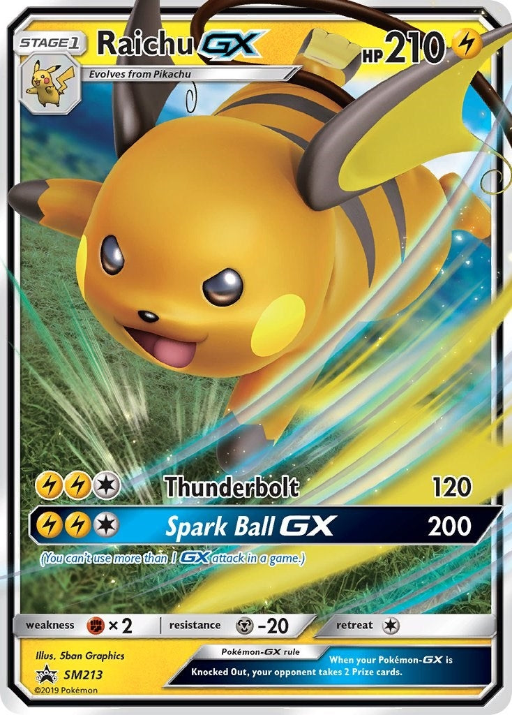 Raichu GX - SM213 (SM213) (SM Promos)