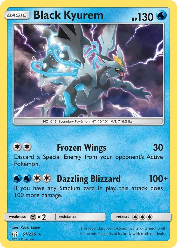 Image for Black Kyurem (61/236) (SM - Cosmic Eclipse) (SM12) - Pokemon