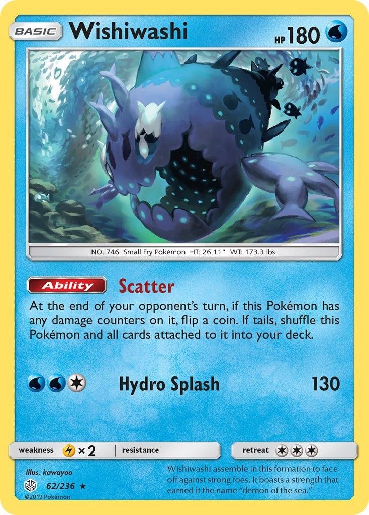 Image for Wishiwashi (62/236) (SM - Cosmic Eclipse) (SM12) - Pokemon