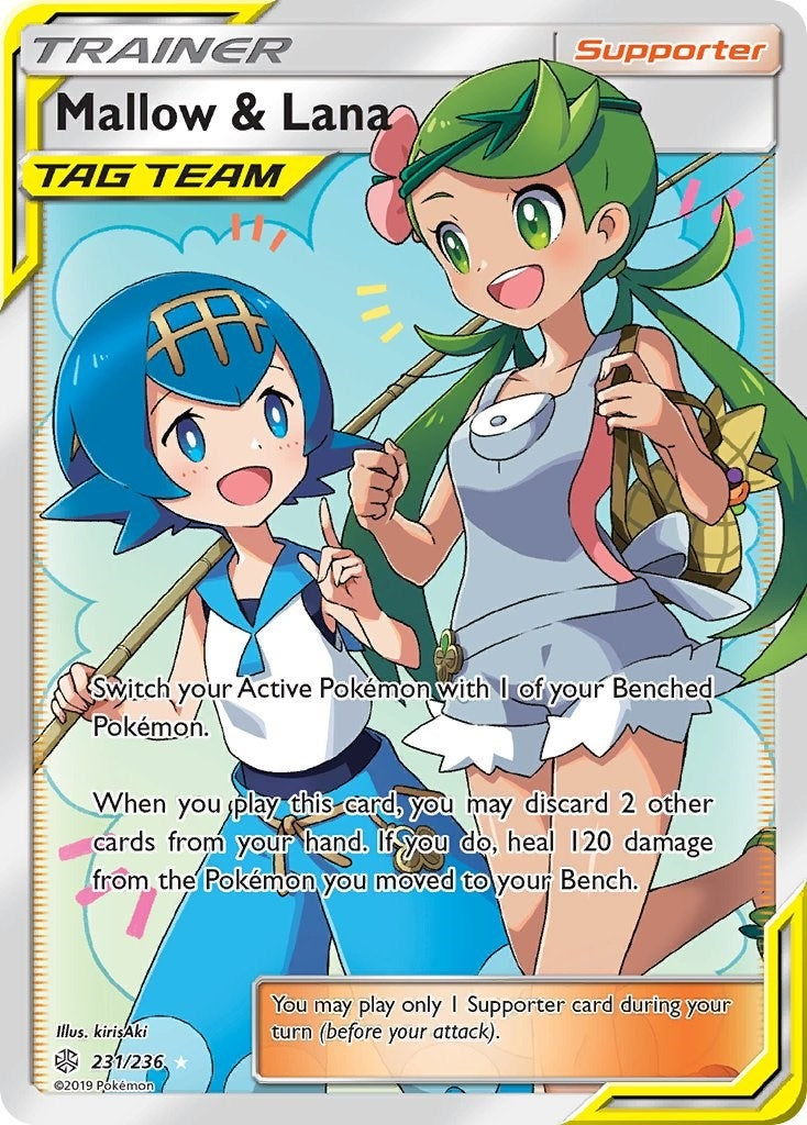 Image for Mallow & Lana (Full Art) (231/236) (SM - Cosmic Eclipse) (SM12) - Pokemon