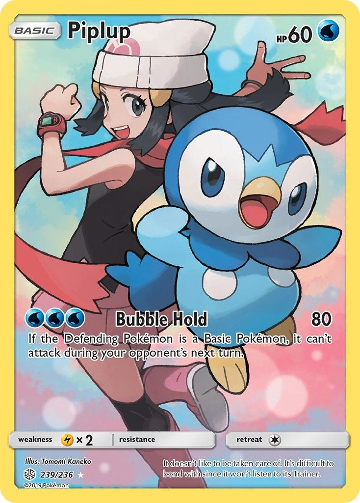 Image for Piplup (Secret) (239/236) (SM - Cosmic Eclipse) (SM12) - Pokemon
