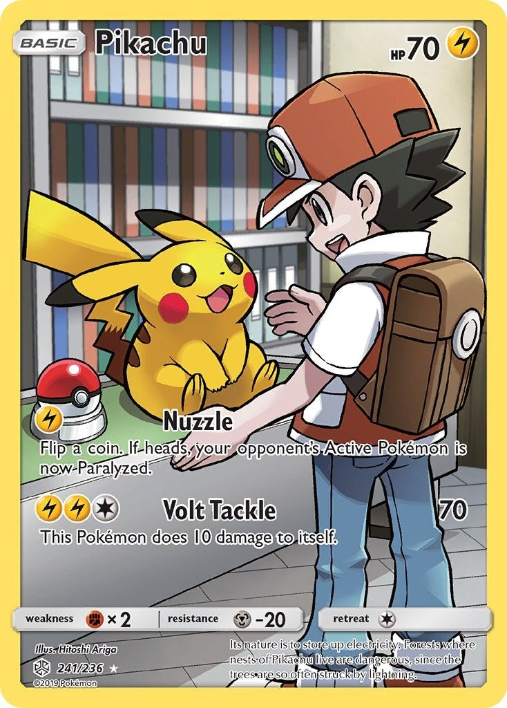 Image for Pikachu (Secret) (241/236) (SM - Cosmic Eclipse) (SM12) - Pokemon