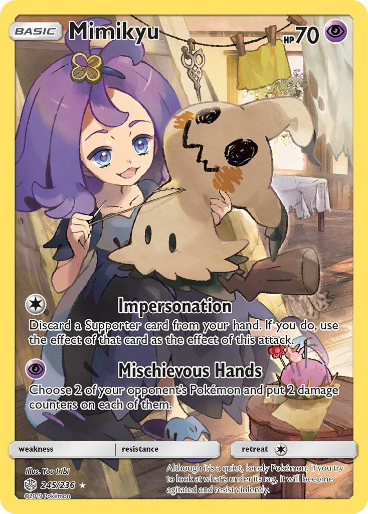 Image for Mimikyu (Secret) (245/236) (SM - Cosmic Eclipse) (SM12) - Pokemon