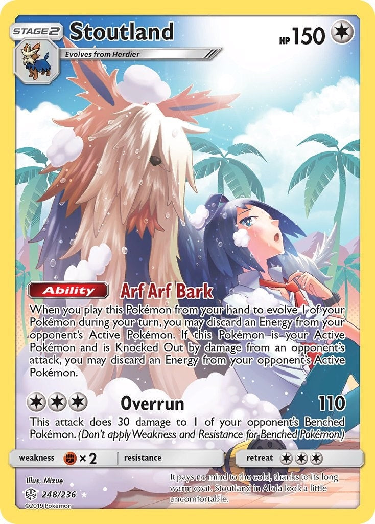 Image for Stoutland (Secret) (248/236) (SM - Cosmic Eclipse) (SM12) - Pokemon