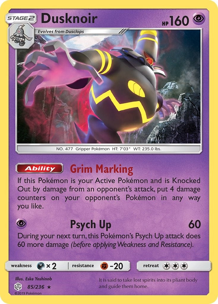 Image for Dusknoir (85/236) (SM - Cosmic Eclipse) (SM12) - Pokemon