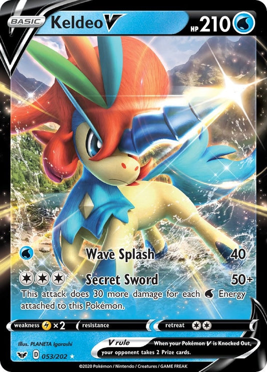 Image for Keldeo V (053/202) (SWSH01: Sword & Shield Base Set) (SWSH01) - Pokemon