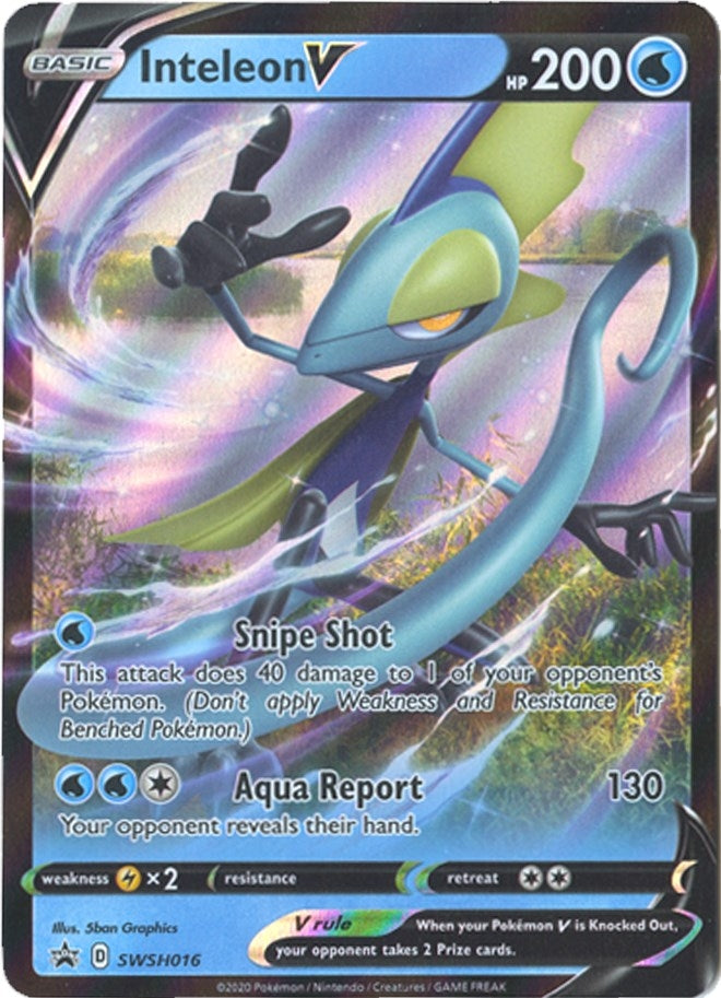 Image for Inteleon V - SWSH016 (SWSH016) (SWSH: Sword & Shield Promo Cards) (SWSD) - Pokemon