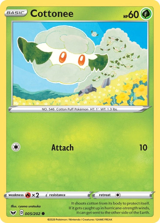 Image for Cottonee (005/202) (SWSH01: Sword & Shield Base Set) (SWSH01) - Pokemon