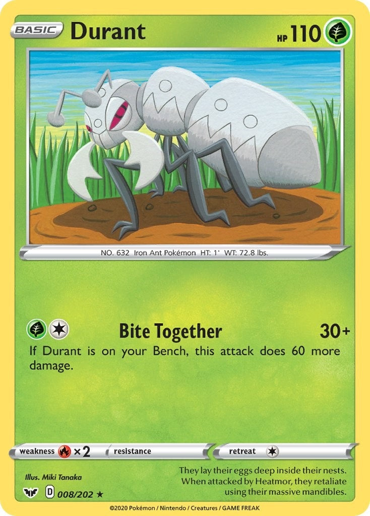 Image for Durant (008/202) (SWSH01: Sword & Shield Base Set) (SWSH01) - Pokemon