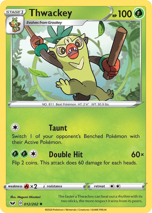 Image for Thwackey (012) (012/202) (SWSH01: Sword & Shield Base Set) (SWSH01) - Pokemon