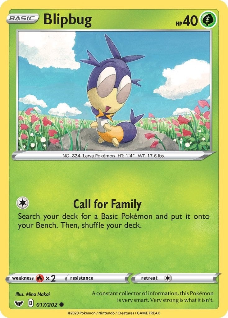 Image for Blipbug (017) (017/202) (SWSH01: Sword & Shield Base Set) (SWSH01) - Pokemon