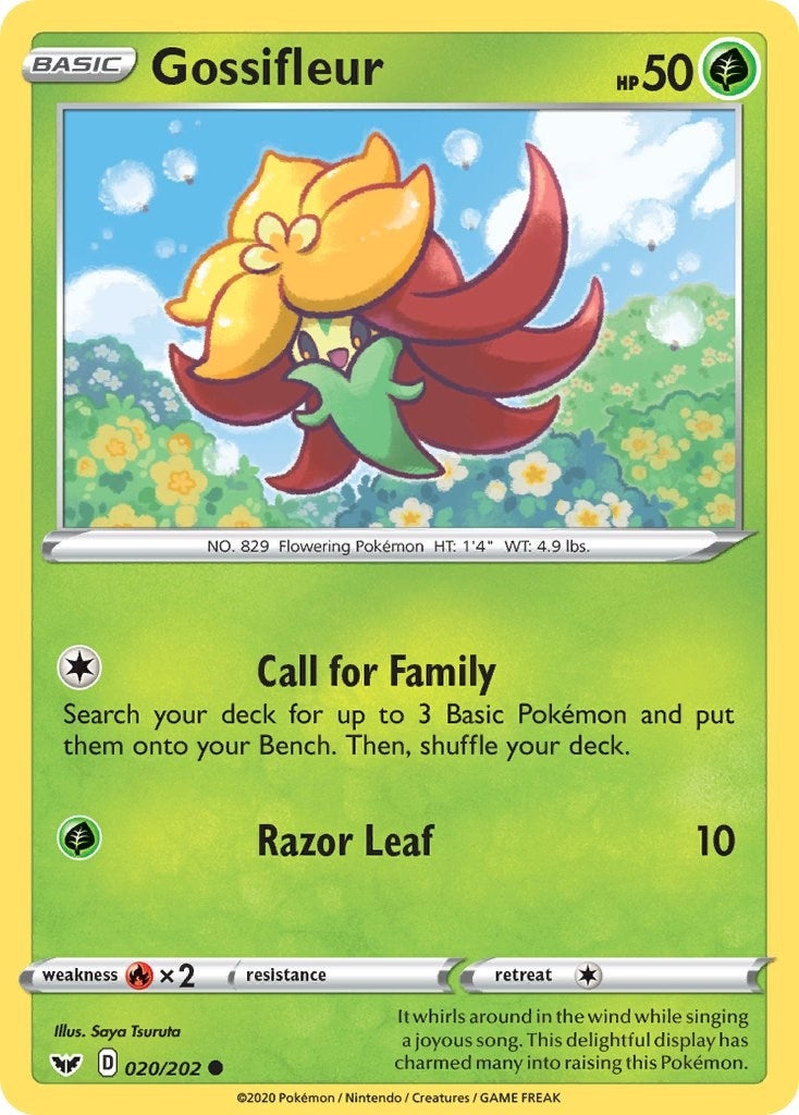 Image for Gossifleur (020/202) (SWSH01: Sword & Shield Base Set) (SWSH01) - Pokemon