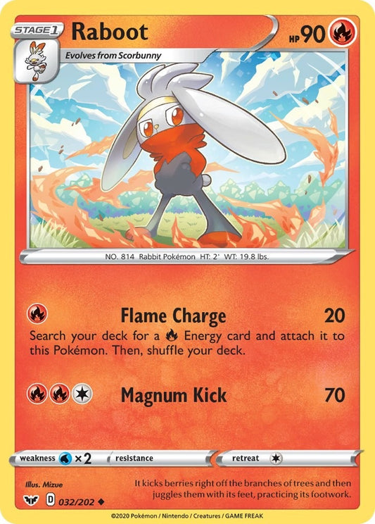 Image for Raboot (032) (032/202) (SWSH01: Sword & Shield Base Set) (SWSH01) - Pokemon