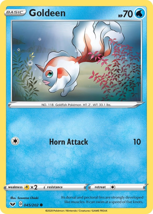 Image for Goldeen (045) (045/202) (SWSH01: Sword & Shield Base Set) (SWSH01) - Pokemon