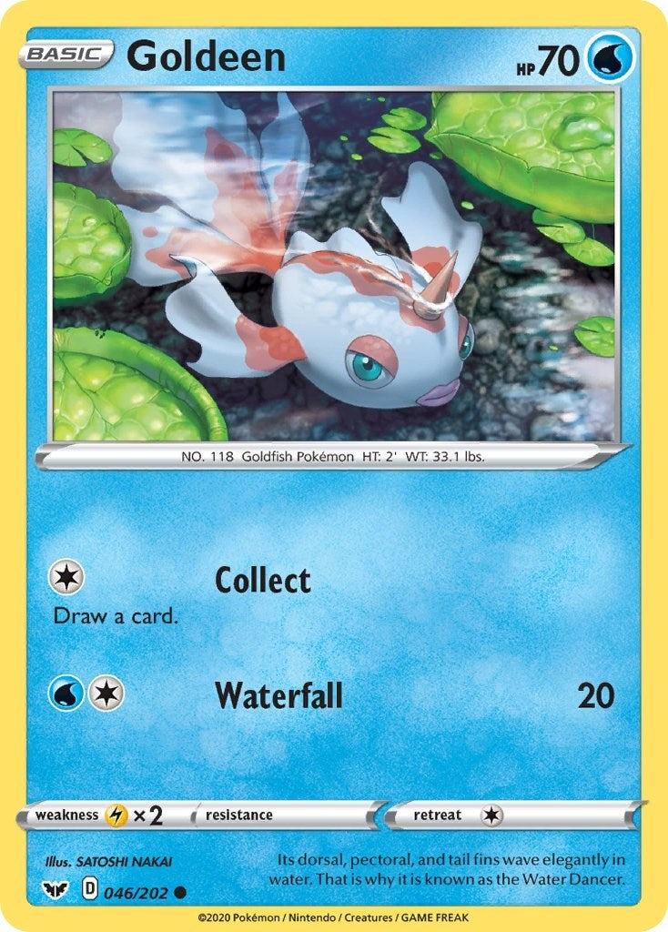 Image for Goldeen (046) (046/202) (SWSH01: Sword & Shield Base Set) (SWSH01) - Pokemon