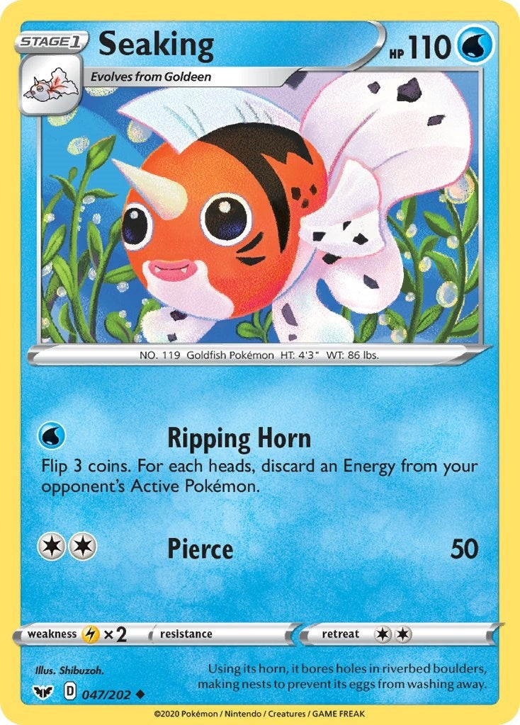 Image for Seaking (047/202) (SWSH01: Sword & Shield Base Set) (SWSH01) - Pokemon