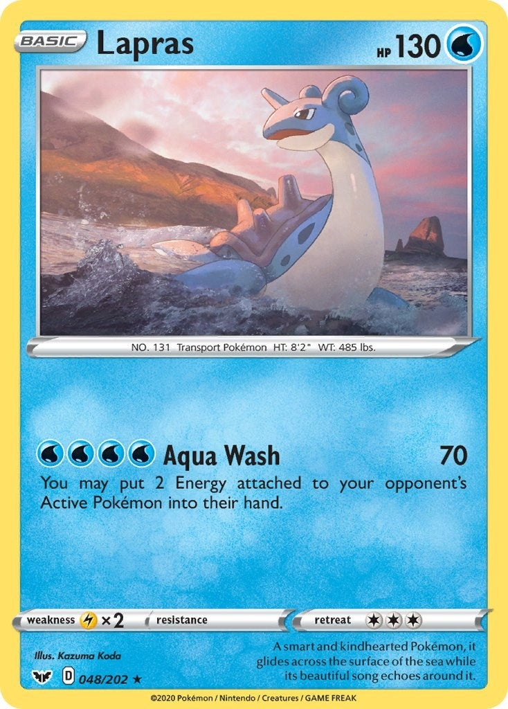 Image for Lapras (048/202) (SWSH01: Sword & Shield Base Set) (SWSH01) - Pokemon