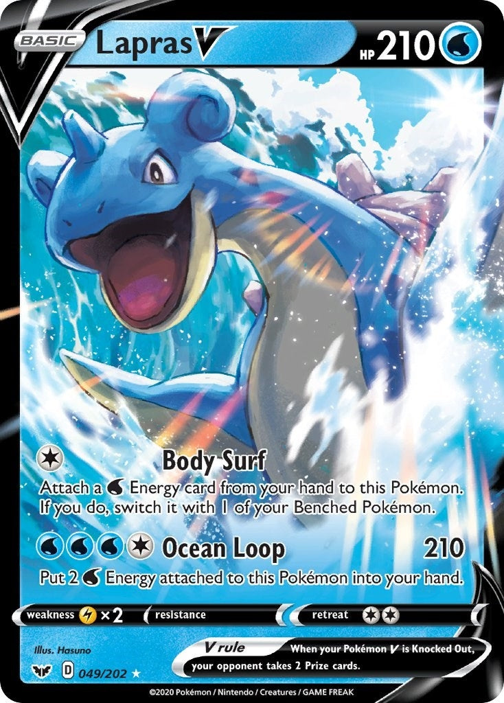 Image for Lapras V (049/202) (SWSH01: Sword & Shield Base Set) (SWSH01) - Pokemon