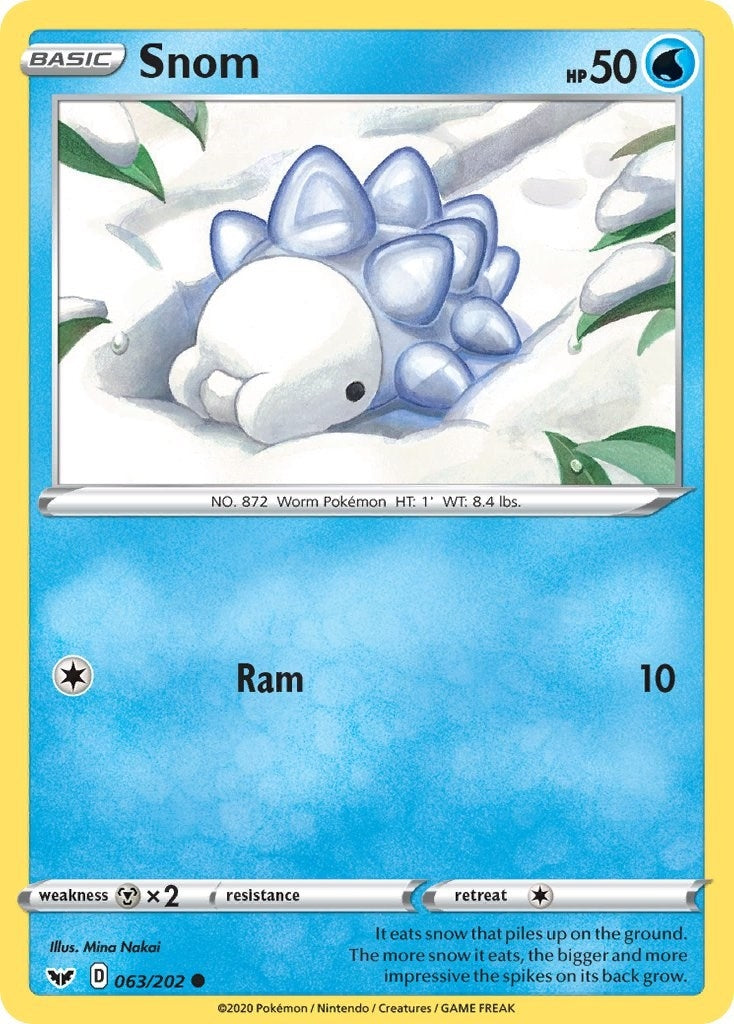 Image for Snom (063/202) (SWSH01: Sword & Shield Base Set) (SWSH01) - Pokemon