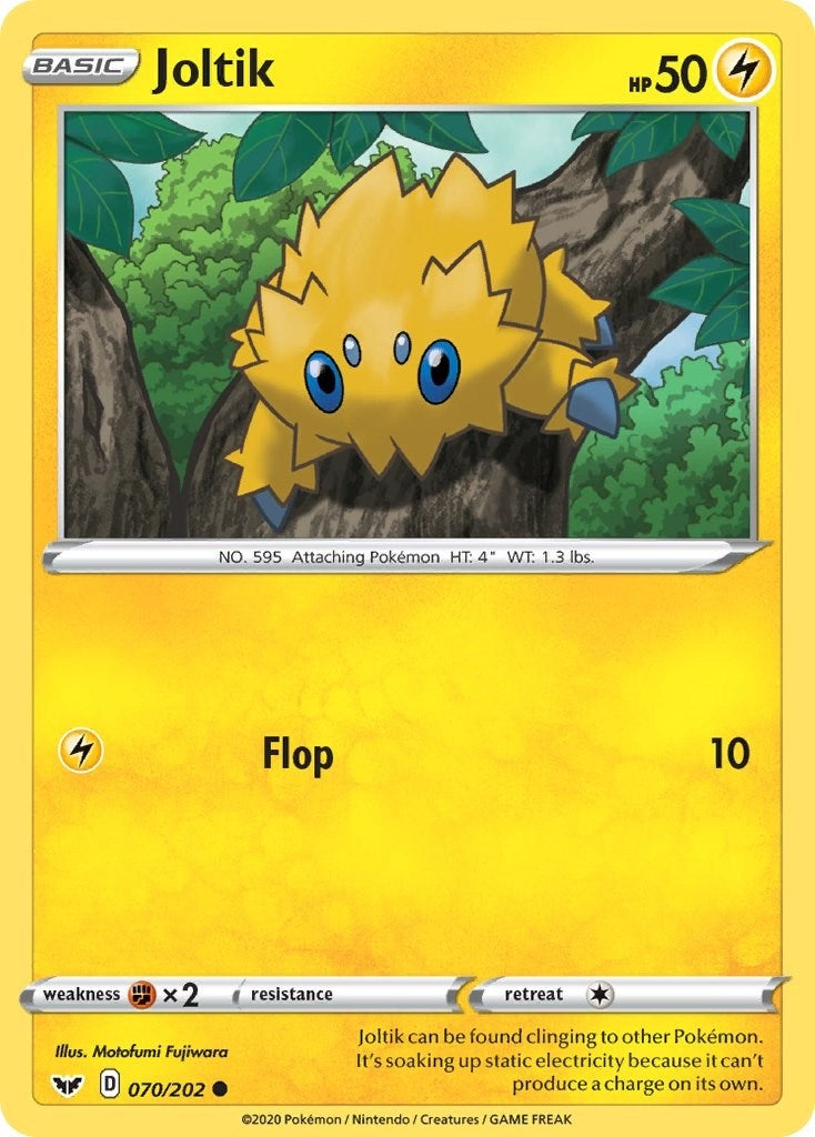 Image for Joltik (070/202) (SWSH01: Sword & Shield Base Set) (SWSH01) - Pokemon