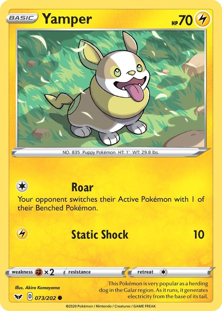 Image for Yamper (073) (073/202) (SWSH01: Sword & Shield Base Set) (SWSH01) - Pokemon