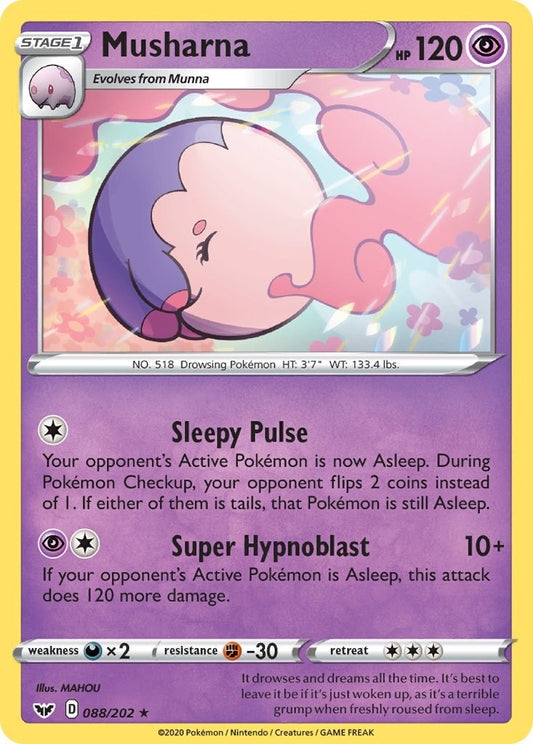 Image for Musharna (088/202) (SWSH01: Sword & Shield Base Set) (SWSH01) - Pokemon