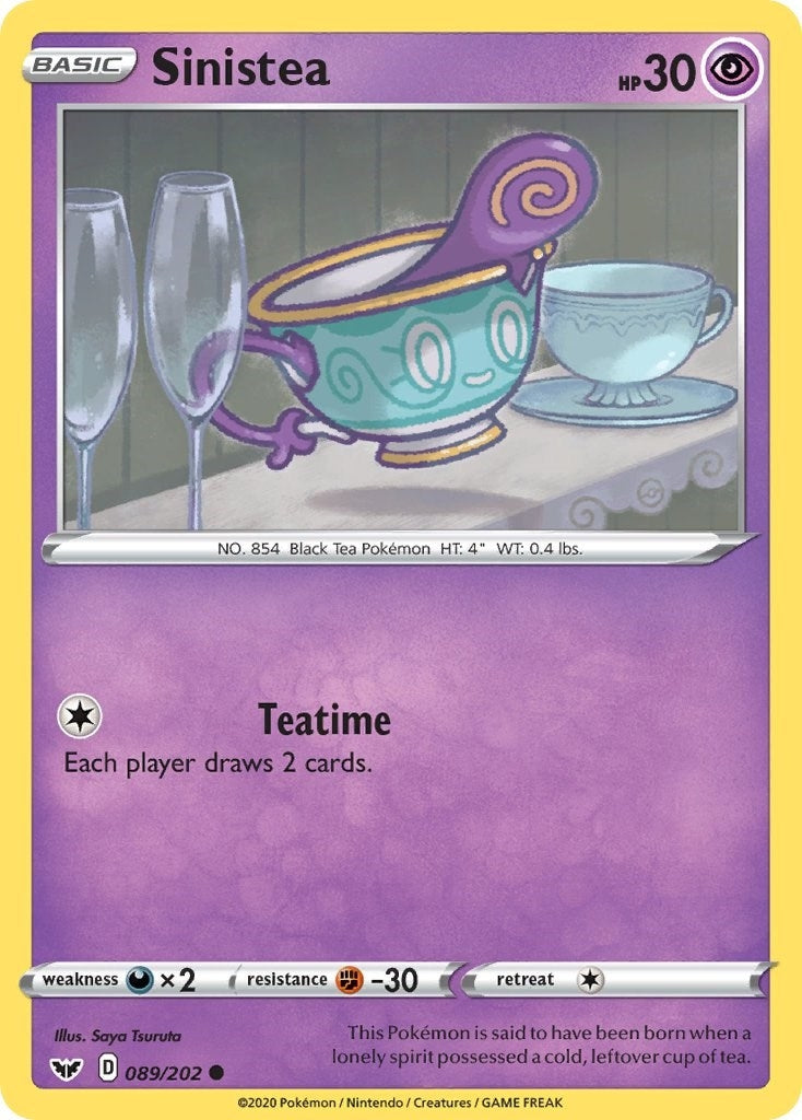 Image for Sinistea (089/202) (SWSH01: Sword & Shield Base Set) (SWSH01) - Pokemon