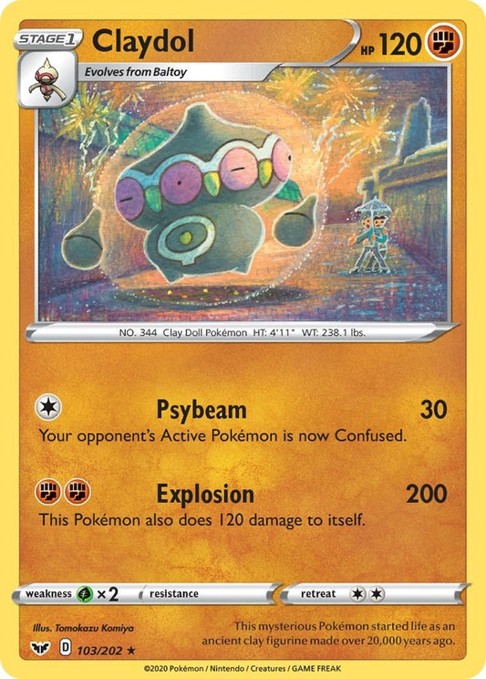 Image for Claydol (103/202) (SWSH01: Sword & Shield Base Set) (SWSH01) - Pokemon