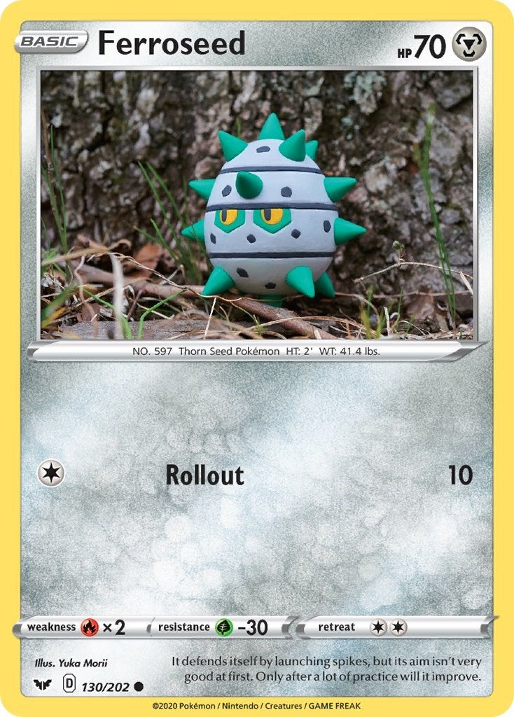 Image for Ferroseed (130/202) (SWSH01: Sword & Shield Base Set) (SWSH01) - Pokemon