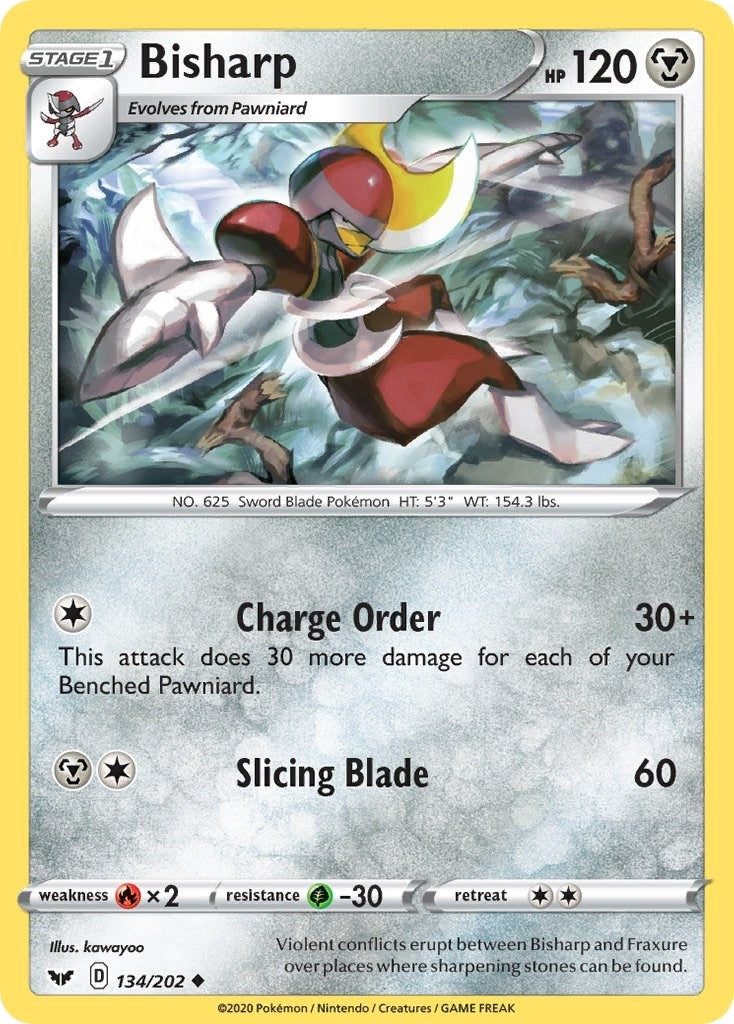 Image for Bisharp (134/202) (SWSH01: Sword & Shield Base Set) (SWSH01) - Pokemon
