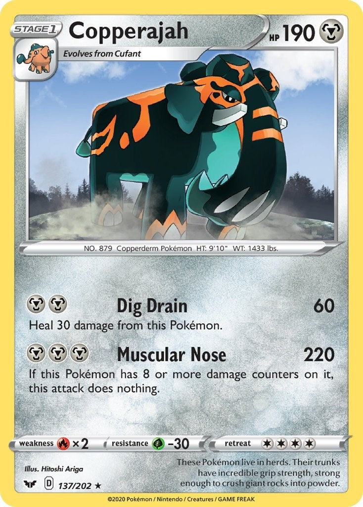 Image for Copperajah (137/202) (SWSH01: Sword & Shield Base Set) (SWSH01) - Pokemon